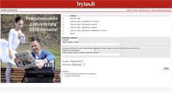 Desktop Screenshot of prenum.lrytas.lt