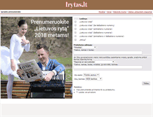 Tablet Screenshot of prenum.lrytas.lt